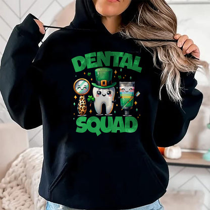 Patrick Day Shirts for Family, Funny Patrick Day shirts, st patrick's day Unisex T-Shirt/Hoodie/Sweatshirt HLT00 - saint patrick day dental squad th irish dentist nurse (1)