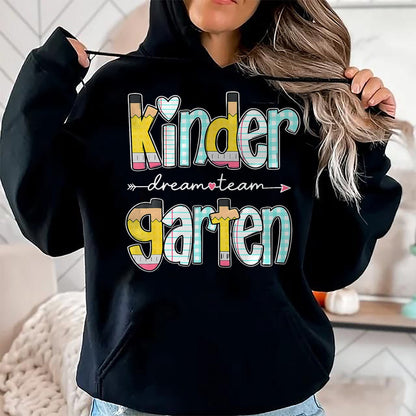 Best Student Shirt, Funny Back To School UnisexT-Shirt/Hoodie/Sweatshirt HLT00 - Kindergarten Dream Team Back to School Teacher Student T-Shirt