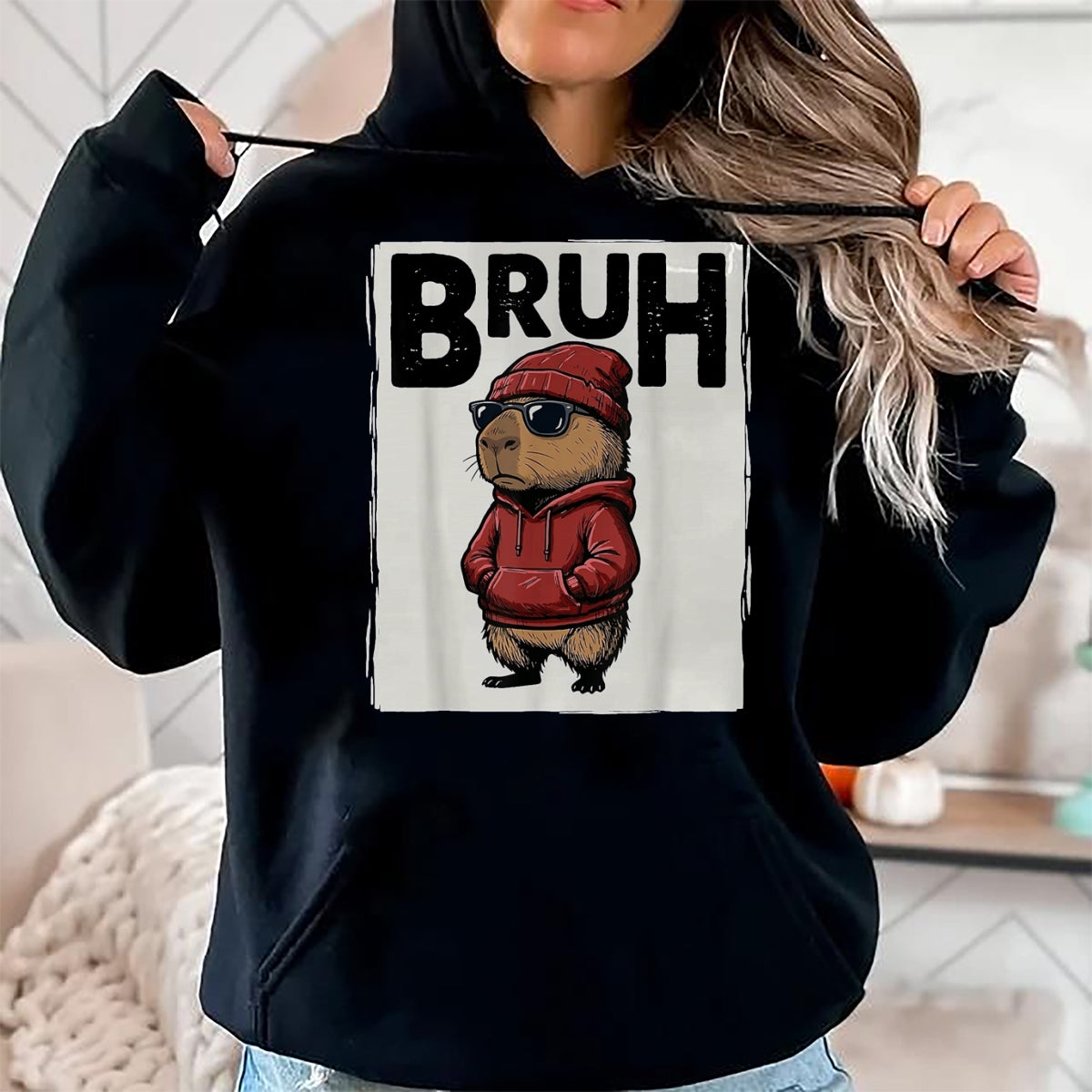 Cute Capybara Shirt, Funny Capybara Unisex T-Shirt/Hoodie/Sweatshirt HLT00 - Cool Bruh Capybara Men Women Kids Teens Funny Capybara T-Shirt, Youth, Sapphire Blue, Medium