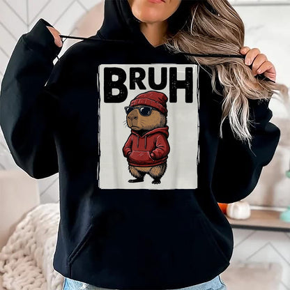 Cute Capybara Shirt, Funny Capybara Unisex T-Shirt/Hoodie/Sweatshirt HLT00 - Cool Bruh Capybara Men Women Kids Teens Funny Capybara T-Shirt, Youth, Sapphire Blue, Medium