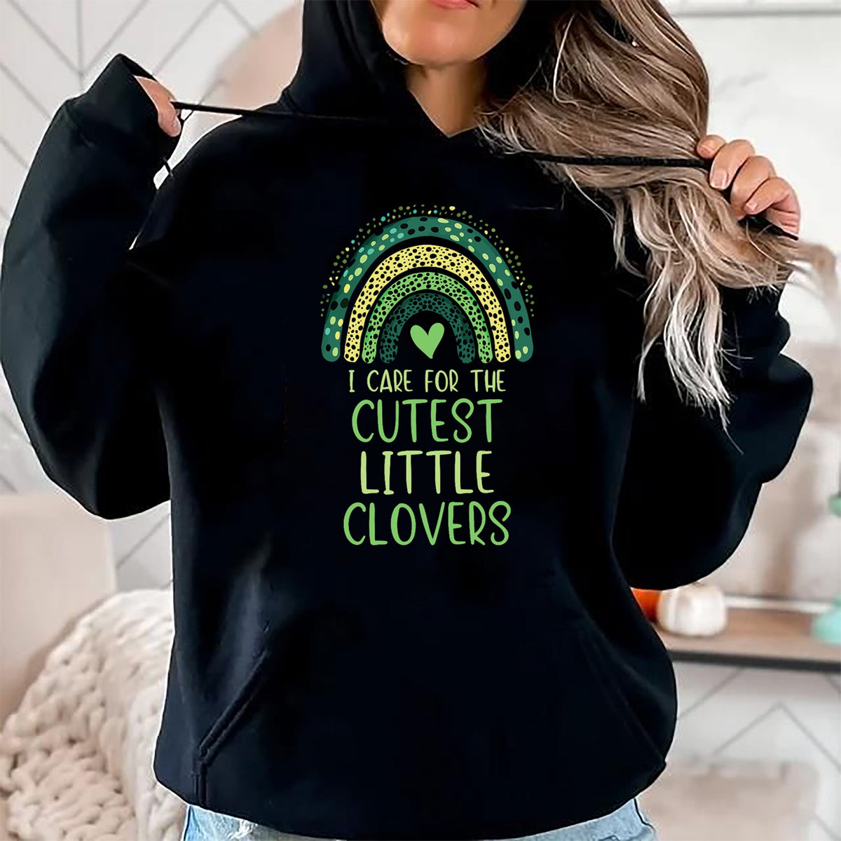 Patrick Day Shirts for Family, Funny Patrick Day shirts, st patrick's day Unisex T-Shirt/Hoodie/Sweatshirt HLT00 - I Care For The Cutest Clovers St. Patrick Day NICU Nurse T-Shirt