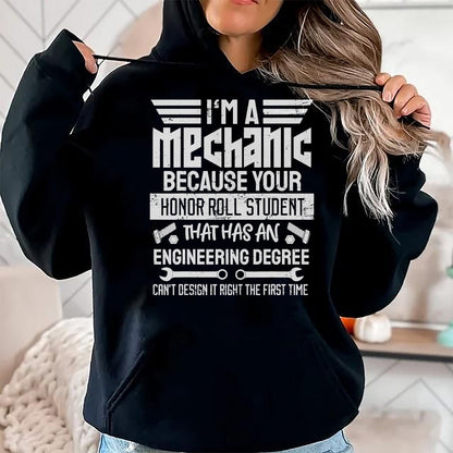 Best Mechanic Life Shirt, Funny Mechanic UnisexT-Shirt/Hoodie/Sweatshirt HLT00 - Mechanic Car Guy Mechanics DIY Handyman Garage Repair Shop T-Shirt