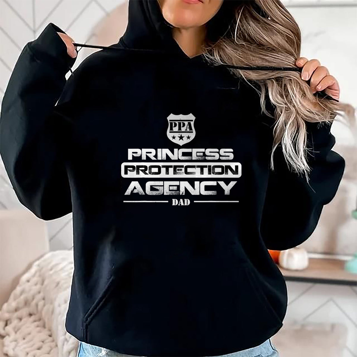 Gift for Dad Shirt, Funny Dad Unisex T-Shirt/Hoodie/Sweatshirt HLT00 – Princess Protection Agency Proud Fathers and Daughters Great T-Shirt