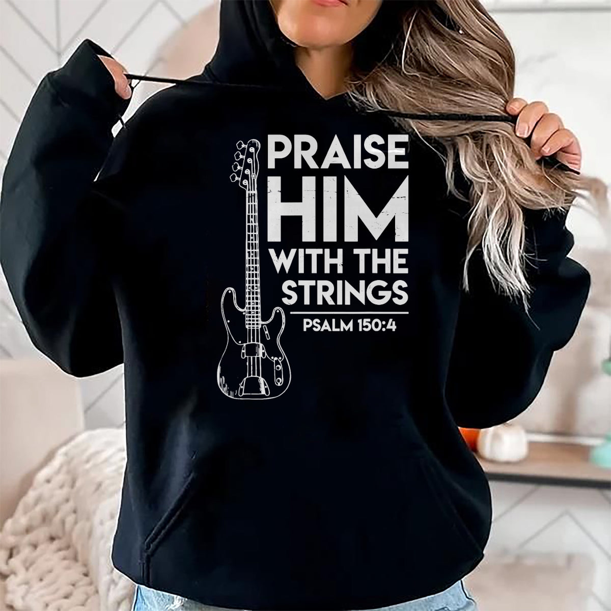 Guitar Lover Shirt, Funny Guitar UnisexT-Shirt/Hoodie/Sweatshirt HLT00 - Praise Him - Christian Worship - Bass Guitar Player T-Shirt T-Shirt