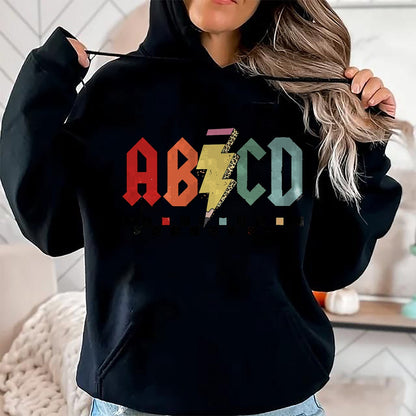 Best Student Shirt, Funny Back To School UnisexT-Shirt/Hoodie/Sweatshirt HLT00 - Rock ABCD Back to School ABCD Preschool Teacher Appreciation T-Shirt