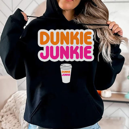 Best Thanksgiving Family Shirt , Funny Thanksgiving UnisexT-Shirt/Hoodie/Sweatshirt HLT00 - Funny Dunkie Junkie Coffee Love Funny Coffee Saying T-Shirt