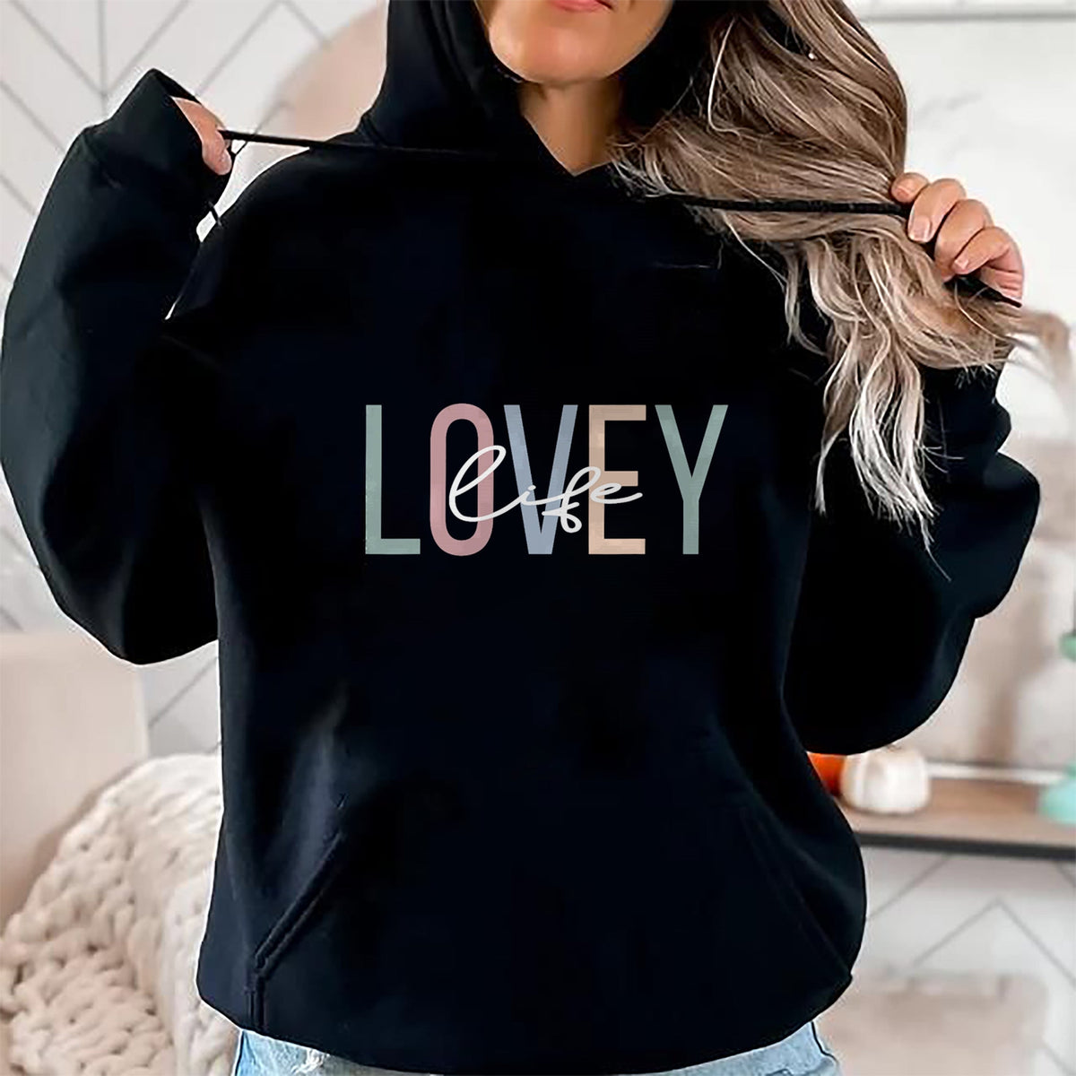 Best Grandma Shirt, Proud Grandma Unisex T-Shirt/Hoodie/Sweatshirt HLT00 - Lovey Life Lovey Grandma Boho Lovey Grandmother T-Shirt