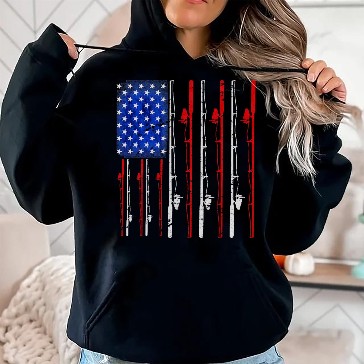 Funny Fishing Shirt, Gift For Fishing Lover Unisex T-Shirt/Hoodie/Sweatshirt HLT00 - Fishing Shirt American Flag Shirt Fishing T-Shirt