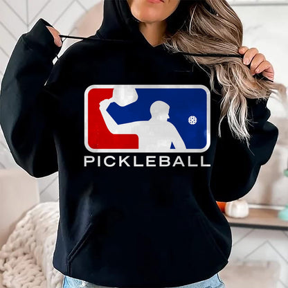 Funny Pickleball Shirt, Pickleball Lover Unisex T-Shirt/Hoodie/Sweatshirt HLT00 - Pickleball Long Sleeve T-Shirt Major Leagues