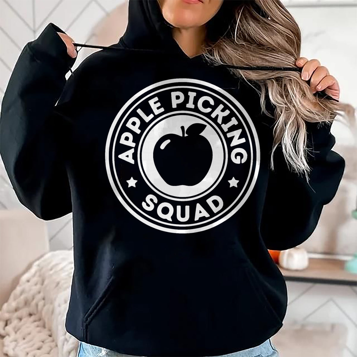 Best Thanksgiving Family Shirt , Funny Thanksgiving UnisexT-Shirt/Hoodie/Sweatshirt HLT00 - Apple Picking Crew Fun Fall Orchard Apple Picking Season Kid T-Shirt