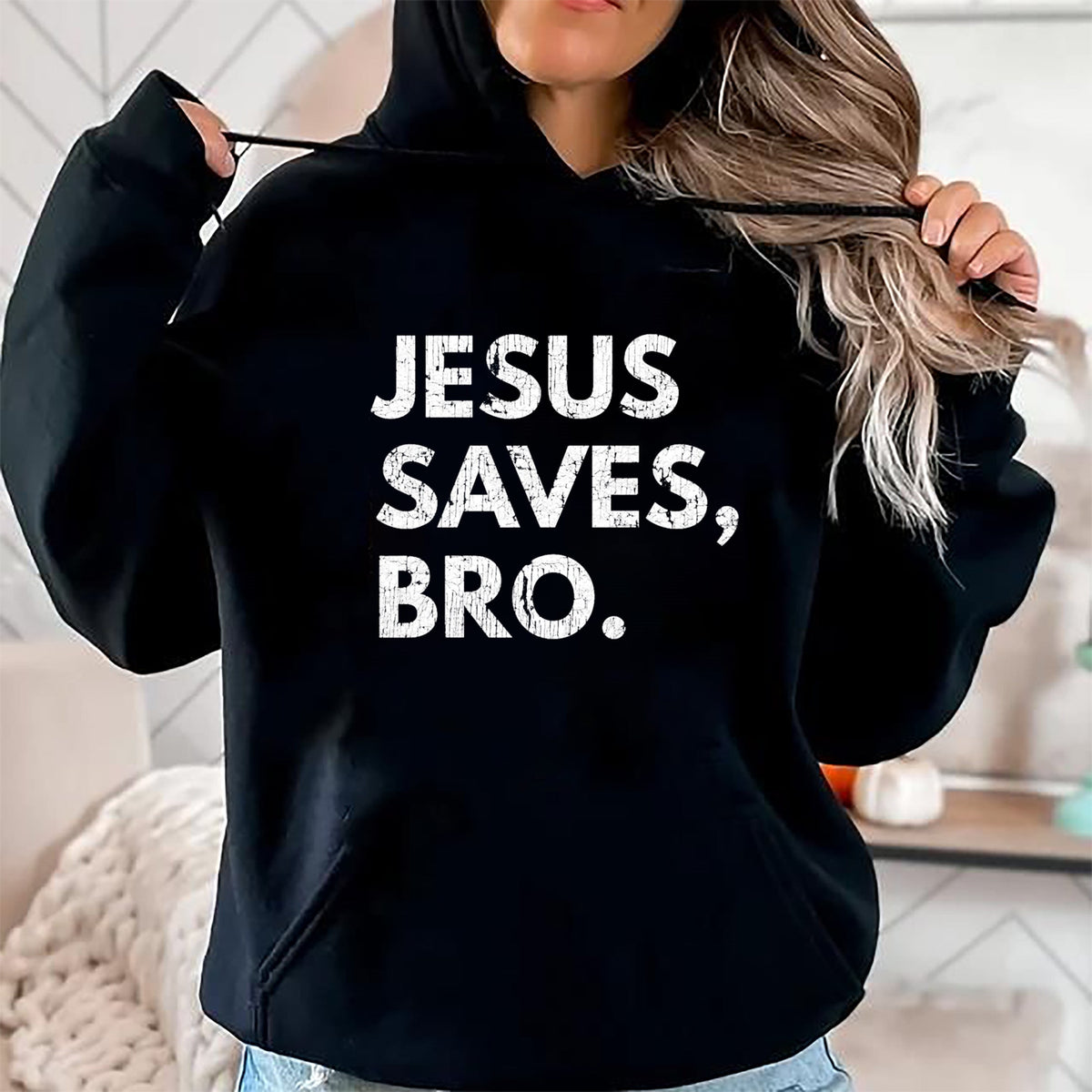 Christian Tee, Christian Faith Unisex T-Shirt/Hoodie/Sweatshirt HLT00 - Jesus Saves Bro Vintage Pro Christian Religious Believer T-Shirt