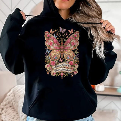 Guitar Lover Shirt, Funny Guitar UnisexT-Shirt/Hoodie/Sweatshirt HLT00 - Cosmic Cowgirl Hat Butterfly Pink Guitar Country Music Girl T-Shirt