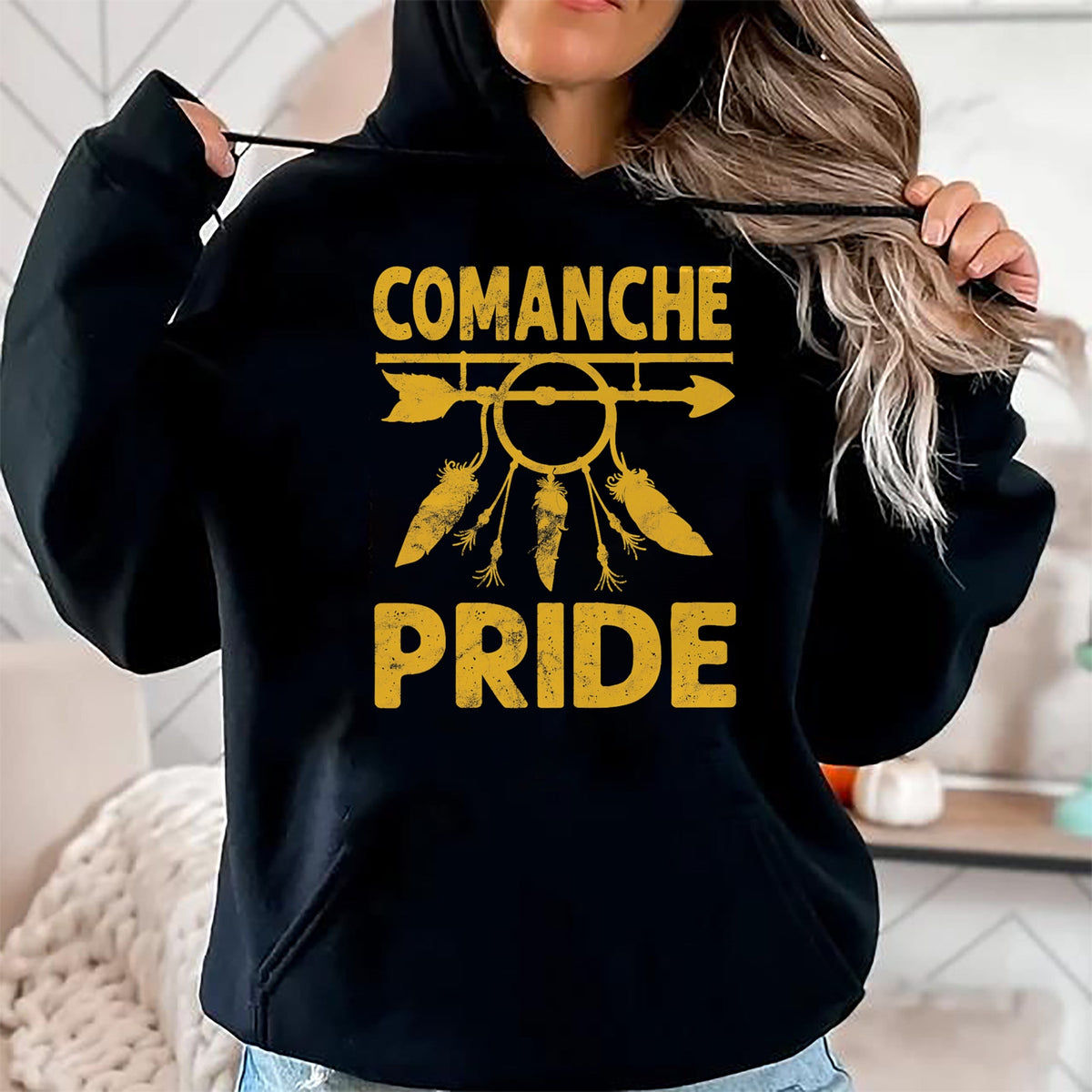 Native American T-Shirts, Vintage Native American Unisex T-Shirt/Hoodie/Sweatshirt HLT00 - comanche Pride Native American vintage Gift Men Women