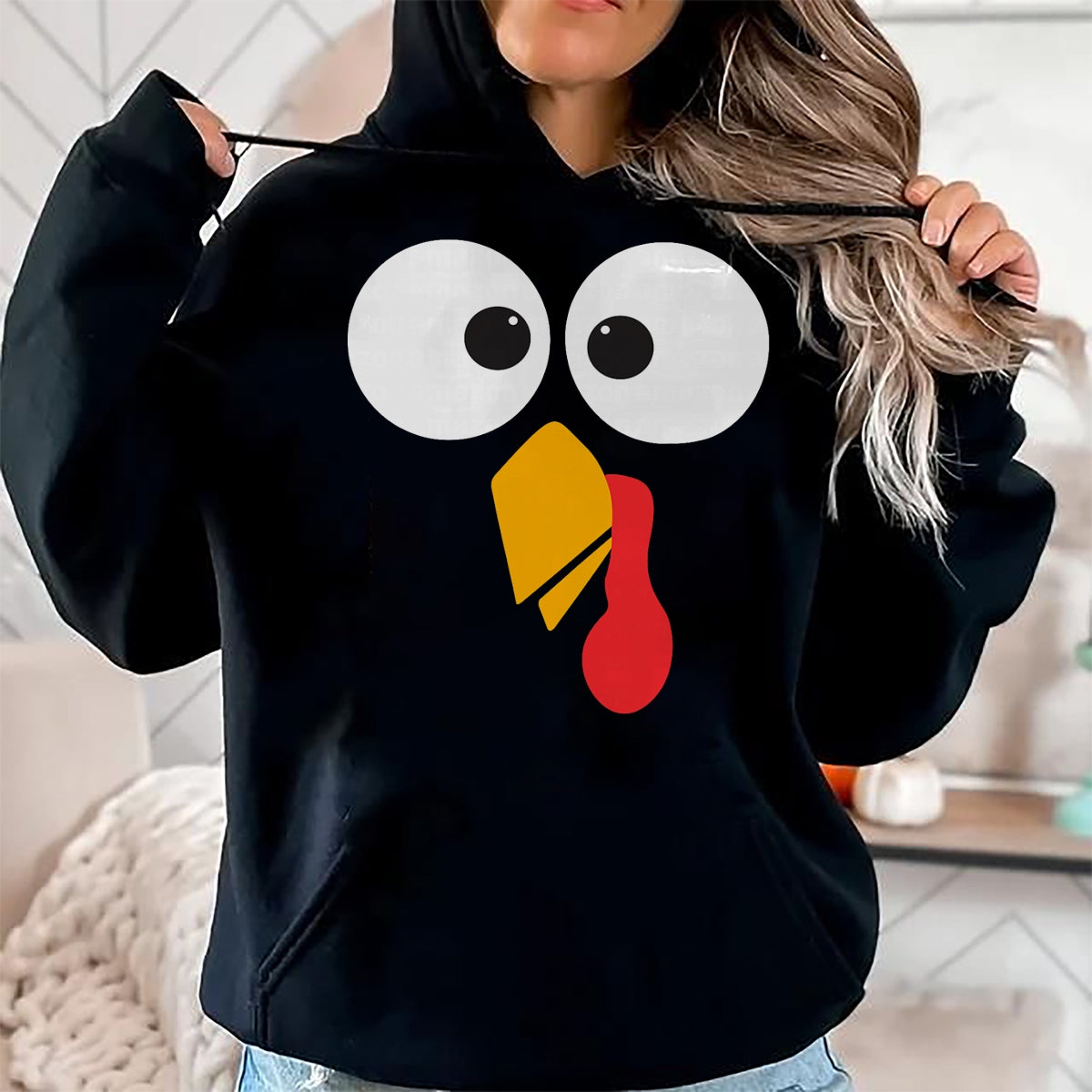 Best Thanksgiving Family Shirt , Funny Thanksgiving UnisexT-Shirt/Hoodie/Sweatshirt HLT00 - Thanksgiving Turkey Face Matching Family Costume Cute Kids T-Shirt
