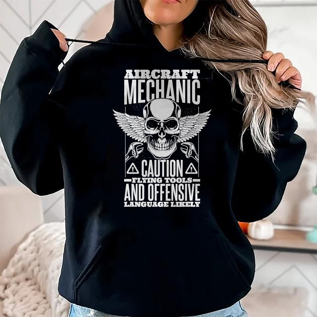 Best Mechanic Life Shirt, Funny Mechanic UnisexT-Shirt/Hoodie/Sweatshirt HLT00 - Aircraft Mechanic Flying Tools and Offensive Language, Plane T-Shirt