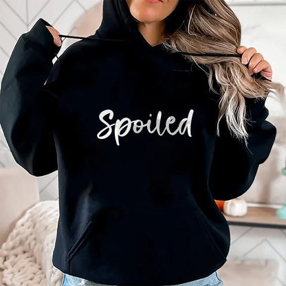 Best Wife Shirt, Wife and Husband Unisex T-Shirt/Hoodie/Sweatshirt HLT00 - Broke And Spoiled Matching Couples T-Shirt
