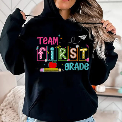 Best Student Shirt, Funny Back To School UnisexT-Shirt/Hoodie/Sweatshirt HLT00 - Team 1st Grade Squad Shirts Teacher Student Back to School T-Shirt