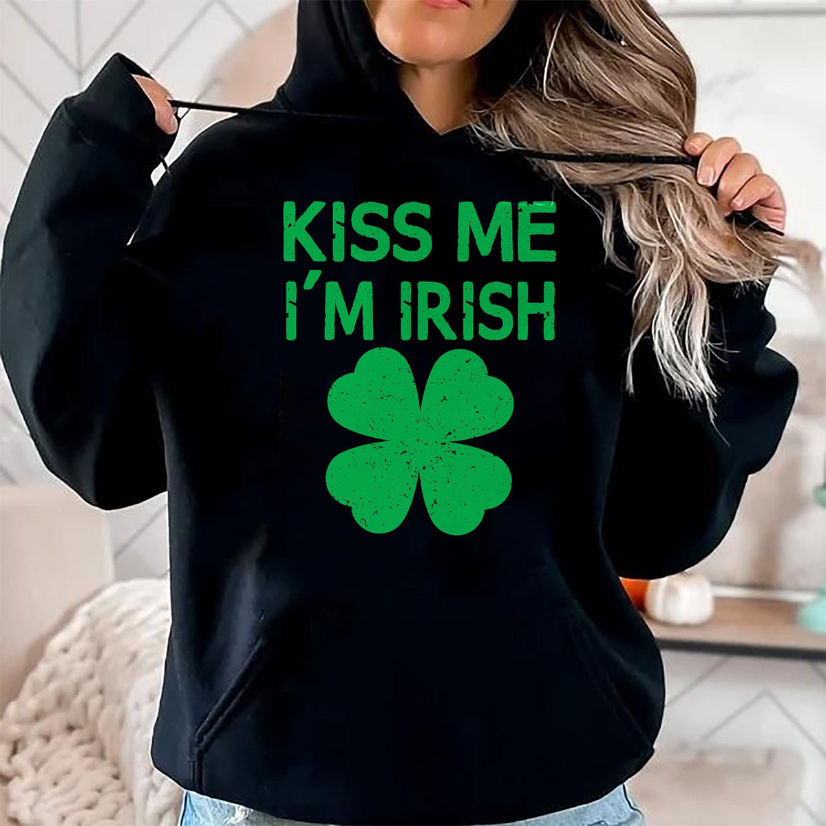 Patrick Day Shirts for Family, Funny Patrick Day shirts, st patrick's day Unisex T-Shirt/Hoodie/Sweatshirt HLT00 - Kiss Me I_m Irish Saint Patrick Day T-Shirt
