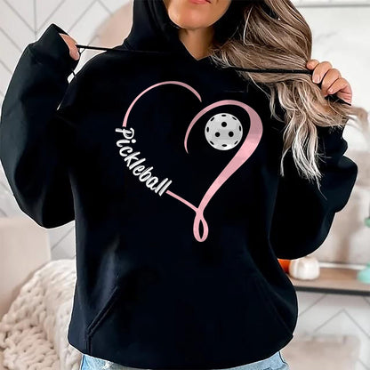 Funny Pickleball Shirt, Pickleball Lover Unisex T-Shirt/Hoodie/Sweatshirt HLT00 - Pickleball Shirts Womens Valentine's Day Pickleball Lovers T-Shirt