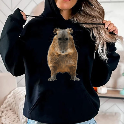 Cute Capybara Shirt, Funny Capybara Unisex T-Shirt/Hoodie/Sweatshirt HLT00 - Capybara Long Sleeve T-Shirt