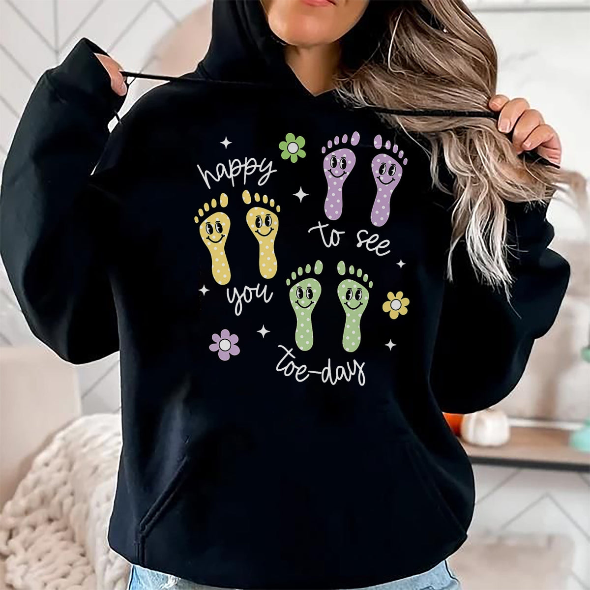 Best Doctor Shirt, Funny Doctor UnisexT-Shirt/Hoodie/Sweatshirt HLT00 - Happy to See You Today Podiatry Foot Doctor Podiatrist Nurse T-Shirt