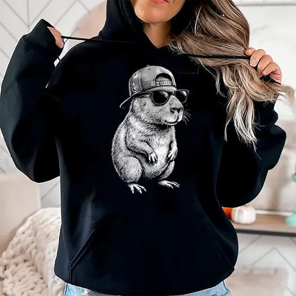 Cute Capybara Shirt, Funny Capybara Unisex T-Shirt/Hoodie/Sweatshirt HLT00 - Capybara Sunglasses Cool Boys Kids Capybara T-Shirt