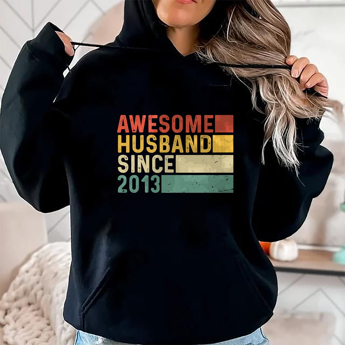 Best Wife Shirt, Wife and Husband Unisex T-Shirt/Hoodie/Sweatshirt HLT00 - 11th Wedding Anniversary Epic Awesome Husband Since 2013 T-Shirt