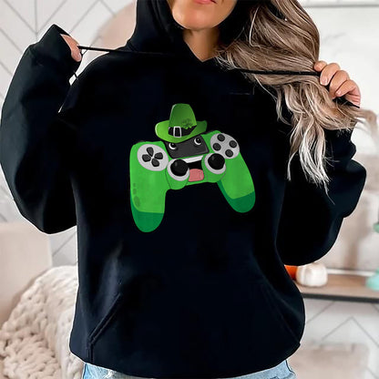 Patrick Day Shirts for Family, Funny Patrick Day shirts, st patrick's day Unisex T-Shirt/Hoodie/Sweatshirt HLT00 - Video Game Gaming St Patrick Day Gamer Boys St. Patty_s Day Premium T-Shirt