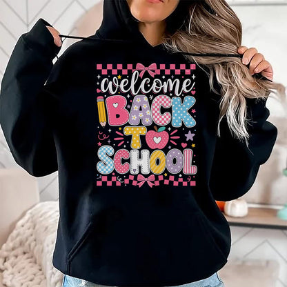Best Student Shirt, Funny Back To School UnisexT-Shirt/Hoodie/Sweatshirt HLT00 - Welcome Back to School Happy First Day of School Teacher Kid T-Shirt
