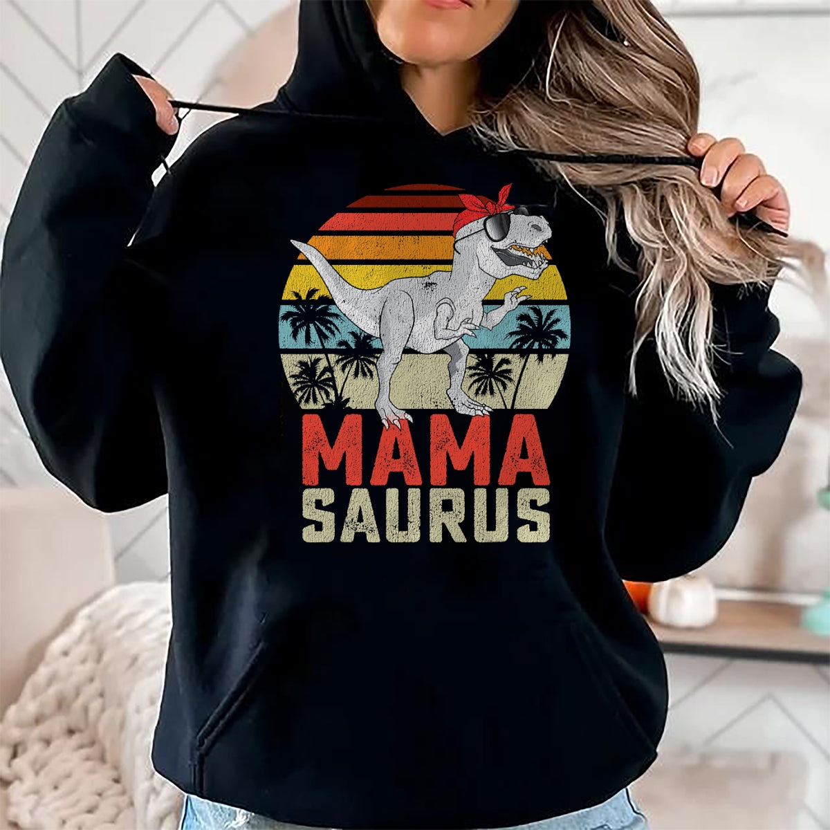 Best Dinosaur Lover Shirt, Funny Dinosaur UnisexT-Shirt/Hoodie/Sweatshirt HLT00 - Mamasaurus T Rex Dinosaur Mama Saurus Family Matching Women T-Shirt