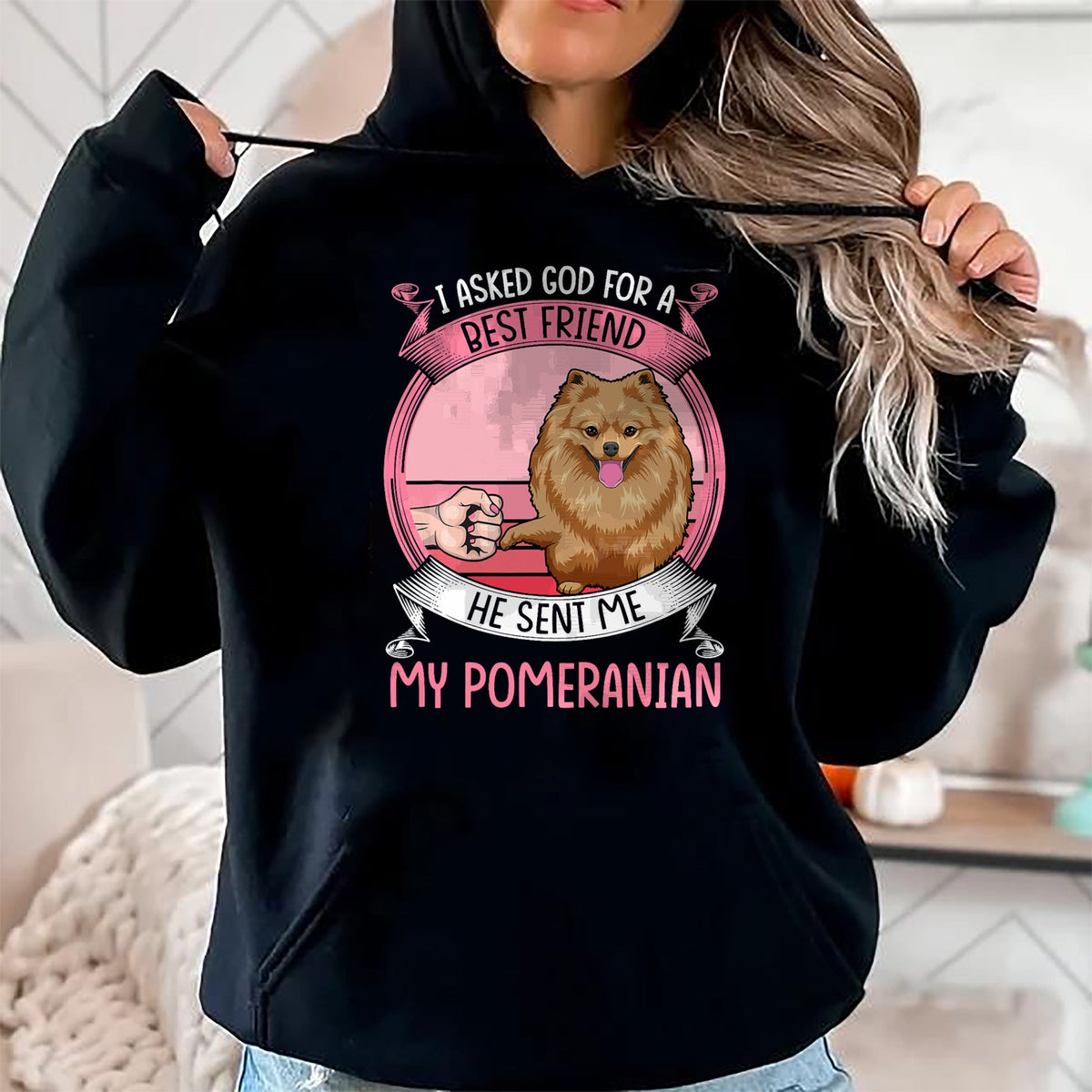 Dog Love Shirt, Dog Lover Gift T-Shirt/Hoodie/Sweatshirt HLT00 - Pomeranian Mom Dog Apparel Pom Dog Lovers for Women T-Shirt