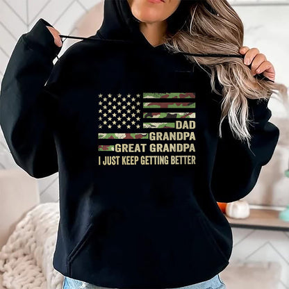 Best Grandpa Shirt, Proud Grandpa Unisex T-Shirt/Hoodie/Sweatshirt HLT00 -Fathers Day Gift from Grandkids Dad Grandpa Great Grandpa T-Shirt