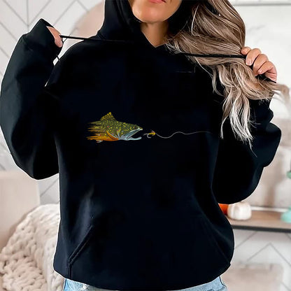 Funny Fishing Shirt, Gift For Fishing Lover Unisex T-Shirt/Hoodie/Sweatshirt HLT00 - Fly Fishing Brook Trout Dry Flies Tying Fisherman T-Shirt