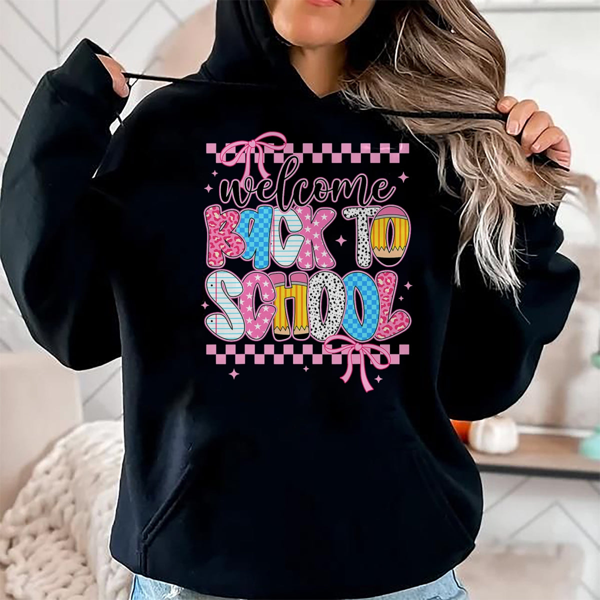 Best Student Shirt, Funny Back To School UnisexT-Shirt/Hoodie/Sweatshirt HLT00 - Welcome Back to School First Day Teacher Girls Kids Coquette T-Shirt