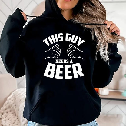 Best Wife Shirt, Wife and Husband Unisex T-Shirt/Hoodie/Sweatshirt HLT00 - Funny Guy Needs Beer Alcohol Lover T-Shirt