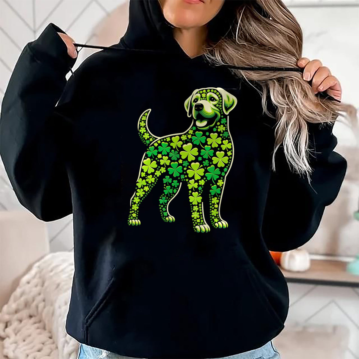 Patrick Day Shirts for Family, Funny Patrick Day shirts, st patrick's day Unisex T-Shirt/Hoodie/Sweatshirt HLT00 - Labrador Irish Shamrock Clover St Patrick Day Dog Lover T-Shirt