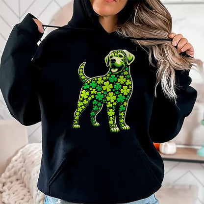 Patrick Day Shirts for Family, Funny Patrick Day shirts, st patrick's day Unisex T-Shirt/Hoodie/Sweatshirt HLT00 - Labrador Irish Shamrock Clover St Patrick Day Dog Lover T-Shirt