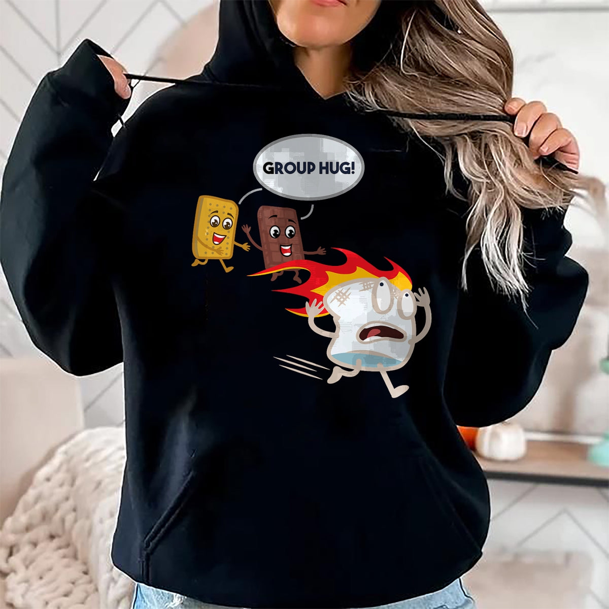Funny Camping Shirt, Gift For Camping Lover Unisex T-Shirt/Hoodie/Sweatshirt HLT00 - Funny for Men Smores Camping Roasting Outdoor Women T-Shirt
