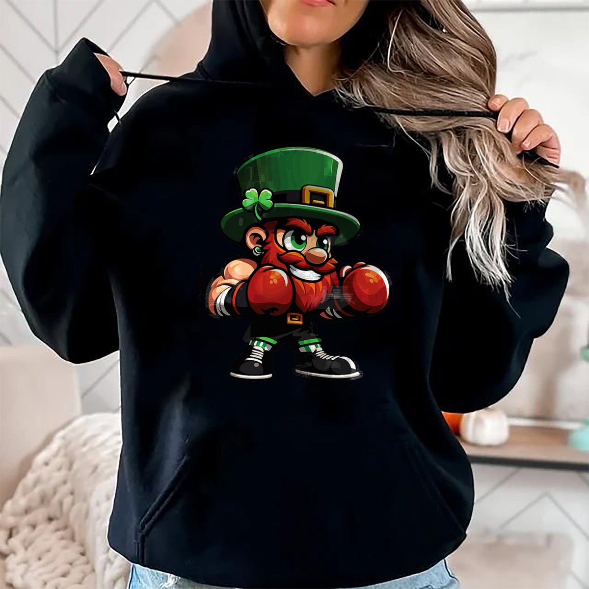 Patrick Day Shirts for Family, Funny Patrick Day shirts, st patrick's day Unisex T-Shirt/Hoodie/Sweatshirt HLT00 - Boxing Funny St. Patrick Day Lucky Irish Shamrock T-Shirt