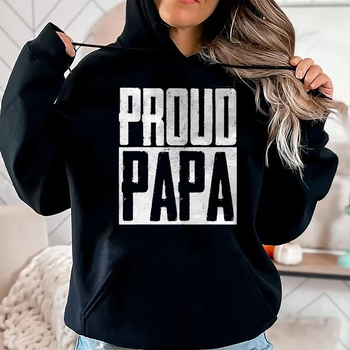 Gift for Dad Shirt, Funny Dad Unisex T-Shirt/Hoodie/Sweatshirt HLT00 – Proud Papa Father Fatherhood Parent Happy Father_s Day T-Shirt