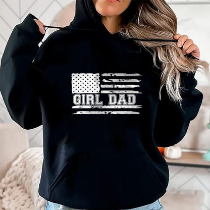Gift for Dad Shirt, Funny Dad Unisex T-Shirt/Hoodie/Sweatshirt HLT00 – Proud Dad Of Girls Father of Girls For Dad Xmas Fathers Day T-Shirt