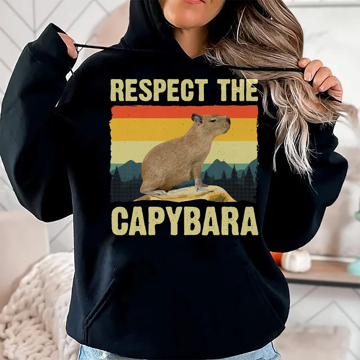 Cute Capybara Shirt, Funny Capybara UnisexT-Shirt/Hoodie/Sweatshirt HLT00 - Capybara Art for Men Women Kids Rodent Animal Lover Capybara T-Shirt