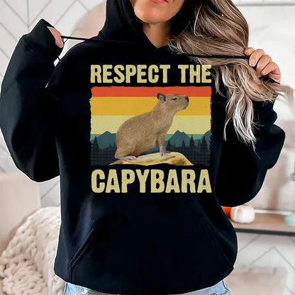 Cute Capybara Shirt, Funny Capybara UnisexT-Shirt/Hoodie/Sweatshirt HLT00 - Capybara Art for Men Women Kids Rodent Animal Lover Capybara T-Shirt