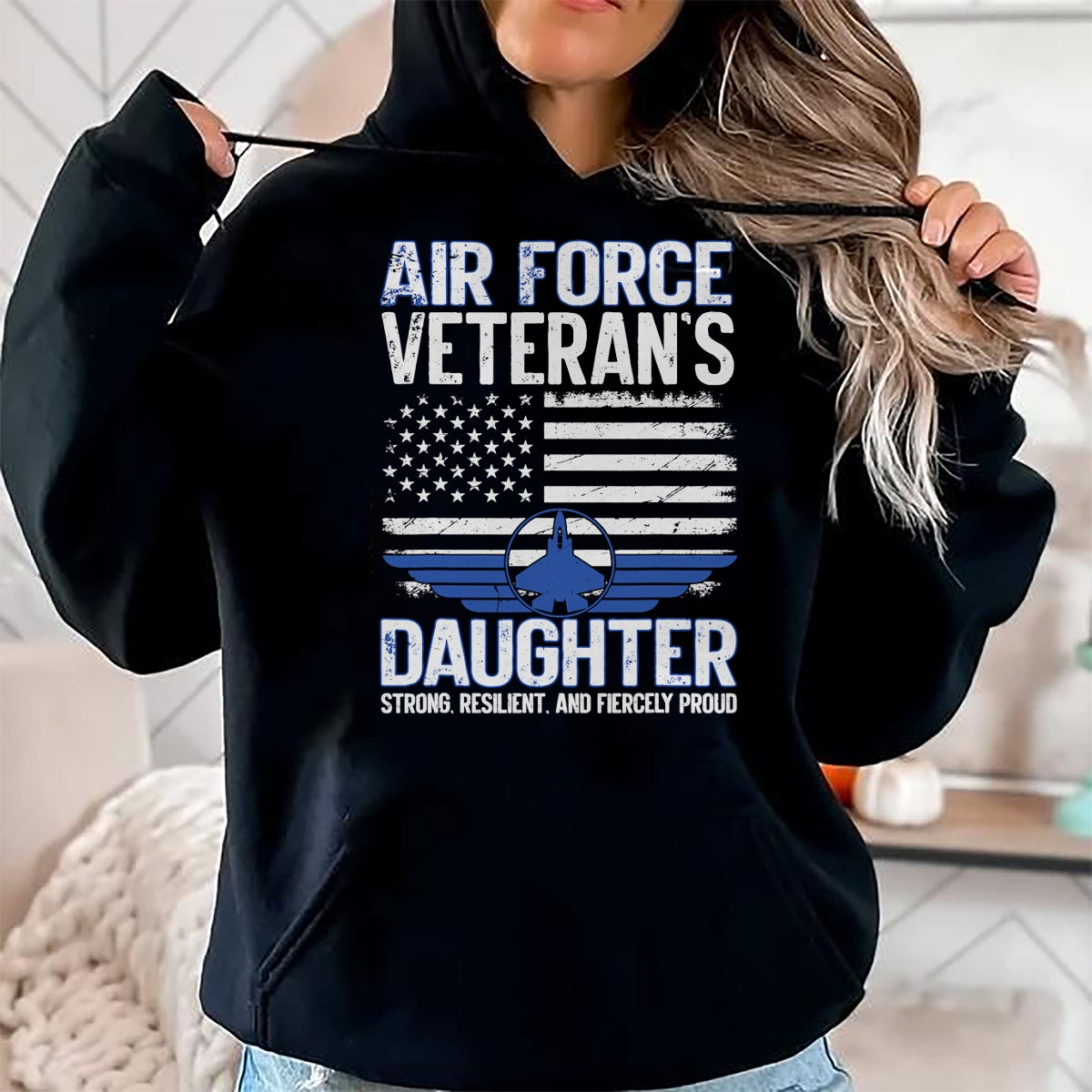 Proud Veteran Shirt, Funny Veteran UnisexT-Shirt/Hoodie/Sweatshirt HLT00 - Proud Daughter of A Air Force Veteran Daughter Veterans Day T-Shirt