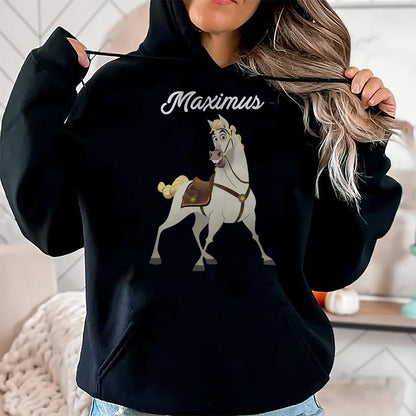 Best Horse Lover Shirt , Funny Horse UnisexT-Shirt/Hoodie/Sweatshirt HLT00 - Disney Tangled Maximus Best Horse Pose T-Shirt Small