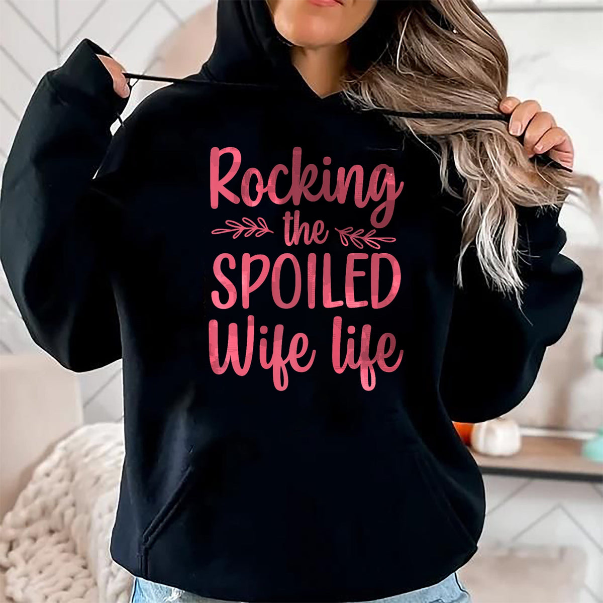Best Wife Shirt, Wife and Husband Unisex T-Shirt/Hoodie/Sweatshirt HLT00 - Gift for wife T shirt, spoiled wife   Funny Spoiled Wife Art For Women Girls Husband Spoiled Wife Pr (12)