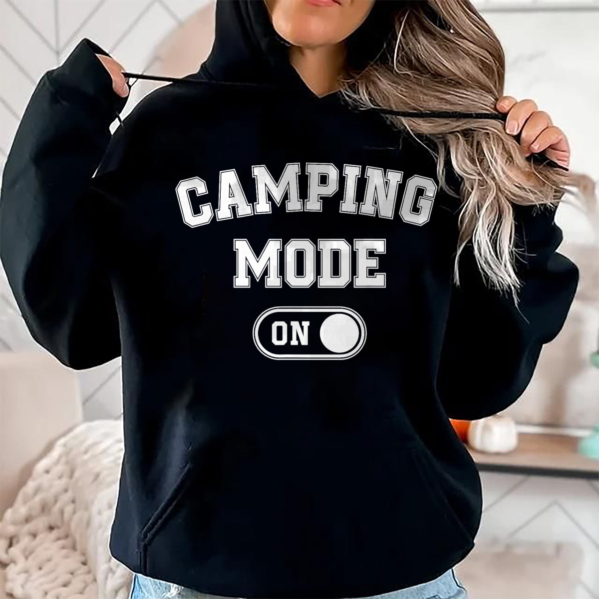 Funny Camping Shirt, Gift For Camping Lover Unisex T-Shirt/Hoodie/Sweatshirt HLT00 - Camping Mode On Funny Camper Gift Nature Lover Scout T-Shirt