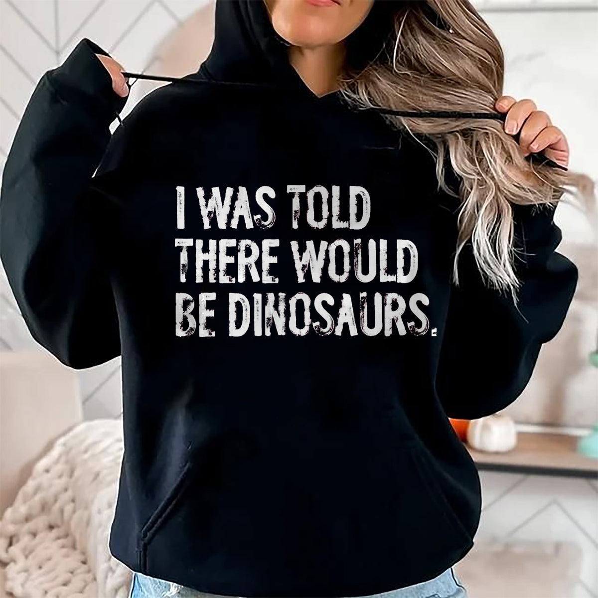 Best Dinosaur Lover Shirt, Funny Dinosaur UnisexT-Shirt/Hoodie/Sweatshirt HLT00 - I was Told There Would Be Dinosaurs T-Shirt, Men, Black, 3X-Large