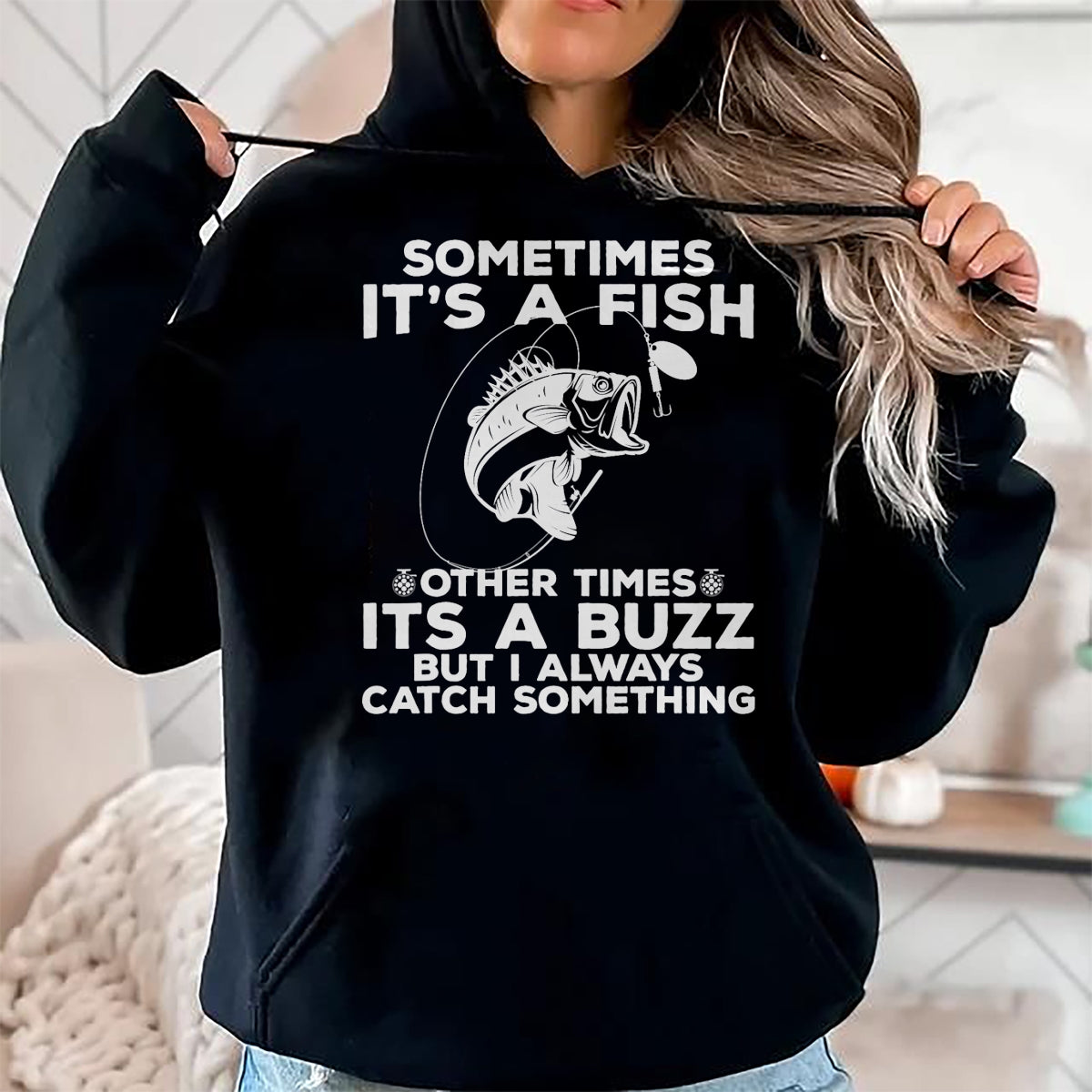 Funny Fishing Shirt, Gift For Fishing Lover Unisex T-Shirt/Hoodie/Sweatshirt HLT00 - Funny Fishing Sometimes It_s A Fish Fishing T-Shirt