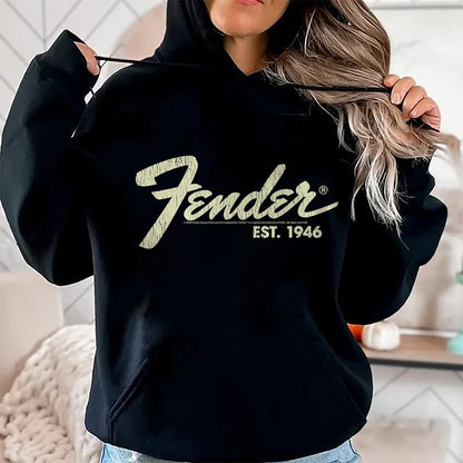Guitar Lover Shirt, Funny Guitar UnisexT-Shirt/Hoodie/Sweatshirt HLT00 - Fender Classic Fender Est. 1946 Short Sleeve T-Shirt